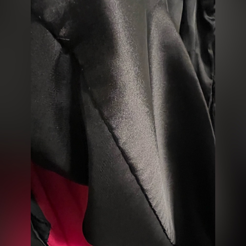 Gretchen Scott Designs Satin Black Dress - Picture 9 of 13